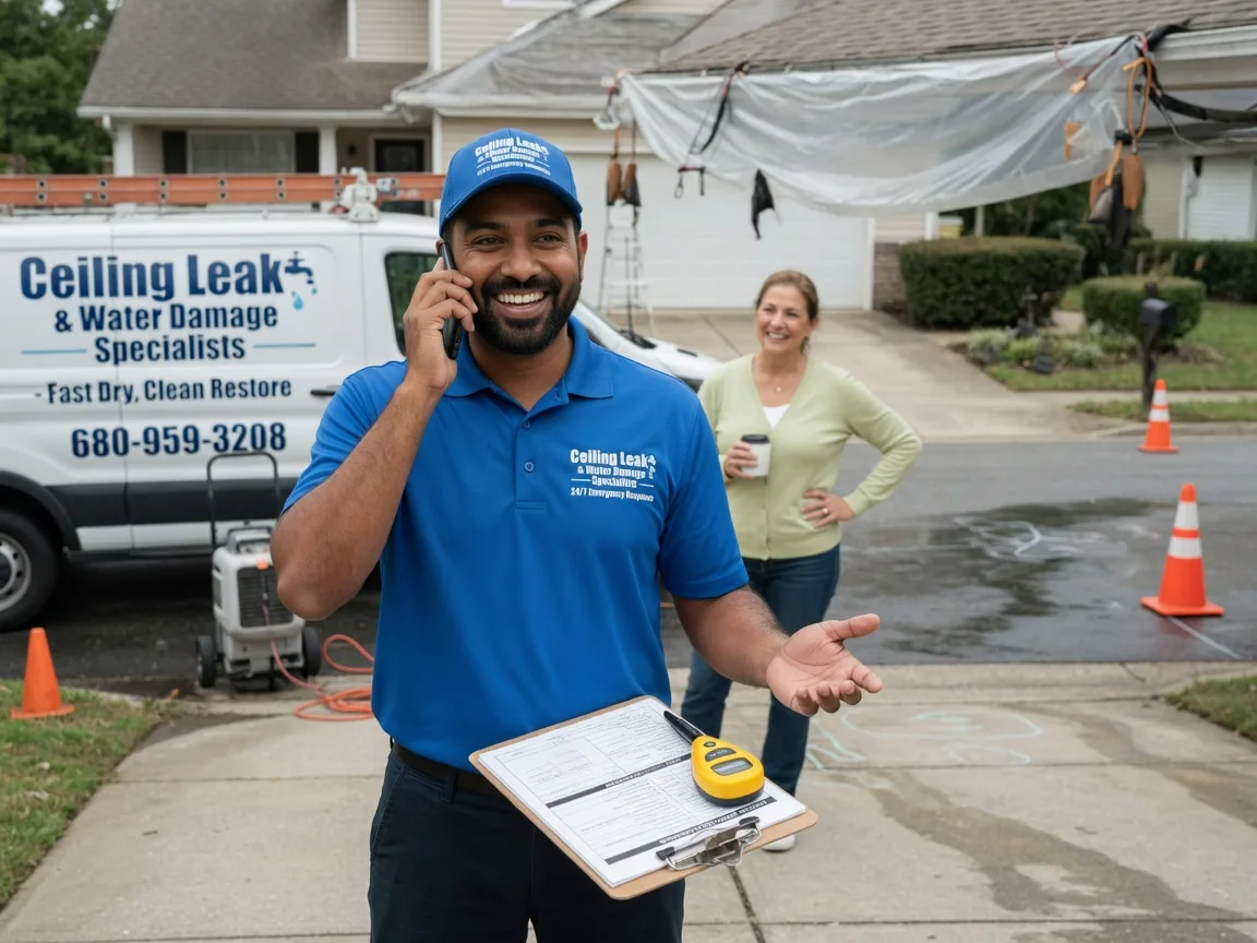 Ceiling Leak Cleanup Towanda, KS FAQs